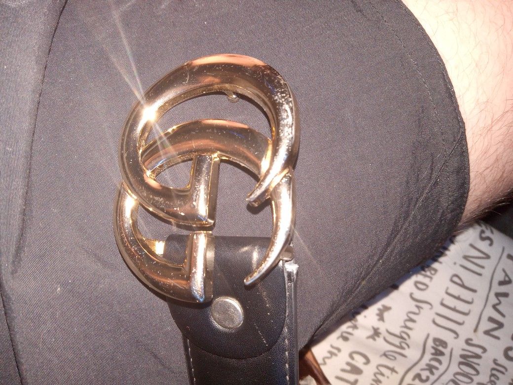 Leather Gucci Belt