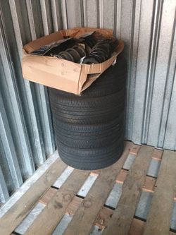 4 barely used tires.