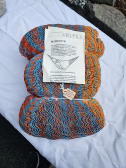 Yucatan Mayan Hammock - Handwoven, Cotton & Nylon, New with Tags, Multicolor