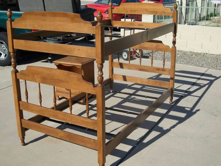 Solid wood Ethan Allen Convertible Bunk Beds or 2 Twin Beds