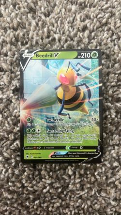Beedrill V Pokemon card
