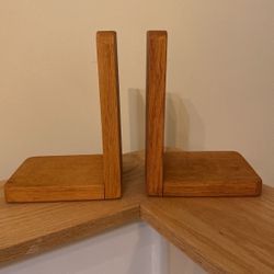 Handmade Wood Bookends 