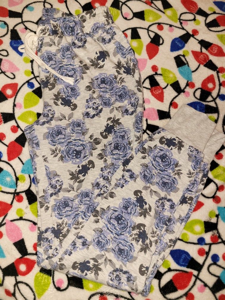 Floral Print Jogger Pants