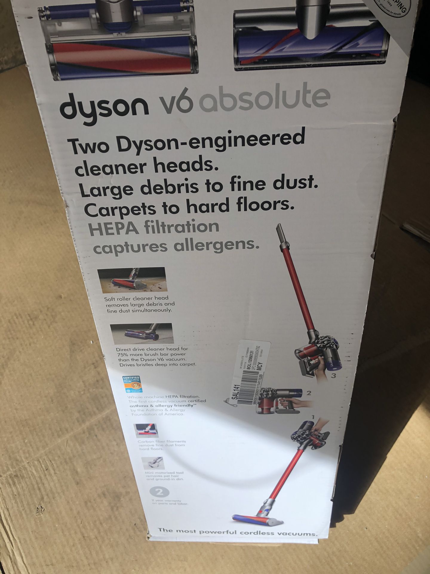 Dyson V6 Absolute cordless vacuum!!!