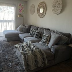 Large Grey Couch 