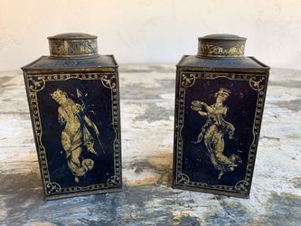RARE CIRCA 1800’s Antique Fry's Cocoa Extract Tins - set of two!