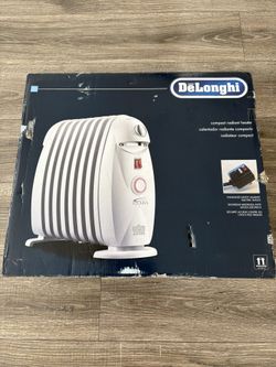 Delonghi Portable Compact Room Heater With Programmable Timer