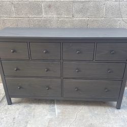 Ikea Hemnes Solid Wood Gray 8 Drawer Dresser 