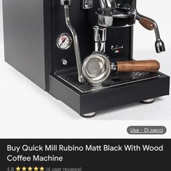 Quick Mill Rubino espresso Machine