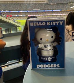Hello kitty Dodger Bobble Head 