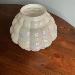 Mid Century Modern Beehive Light Shade Carnival Glass
