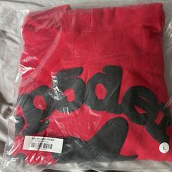 Red and black Beluga spider hoodie