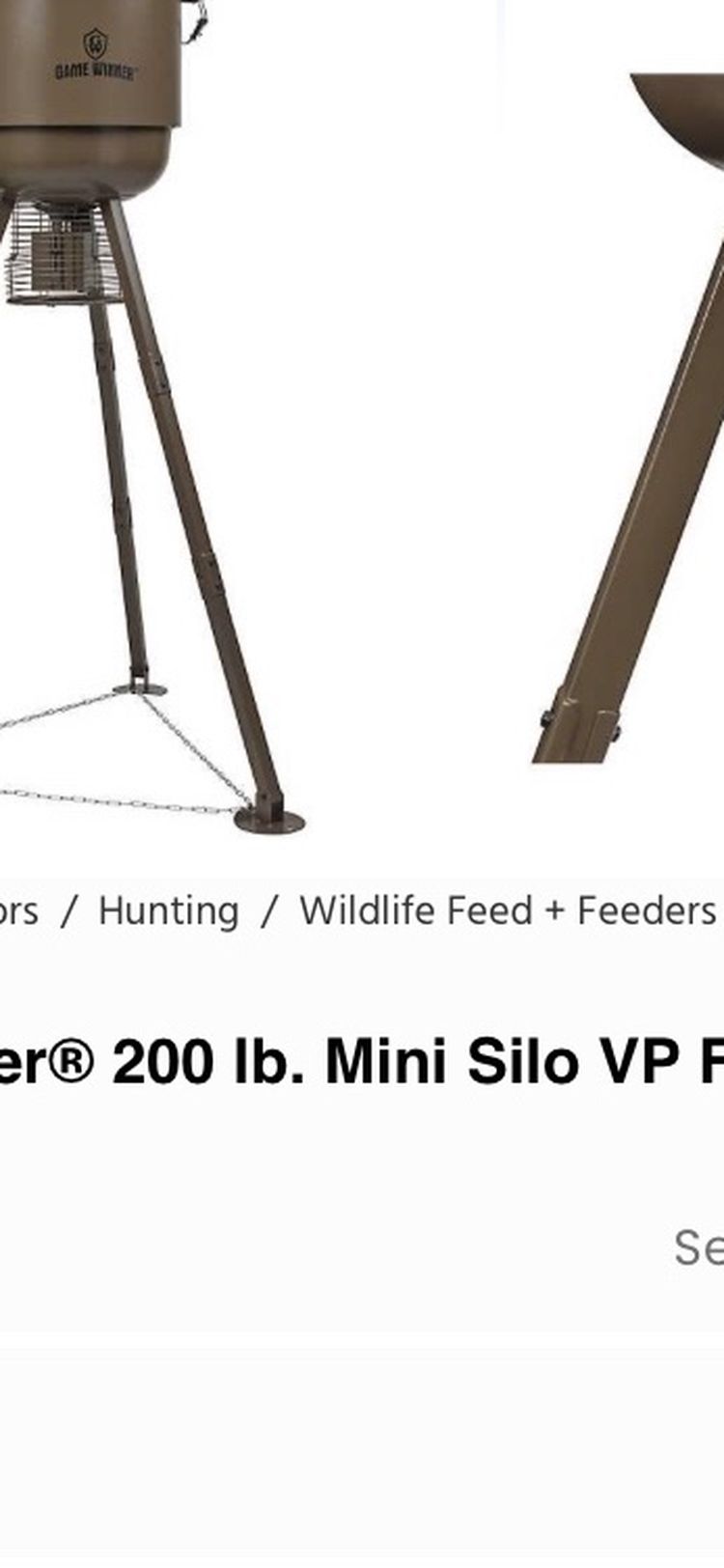 Game Winner 200lb Mini Feeder