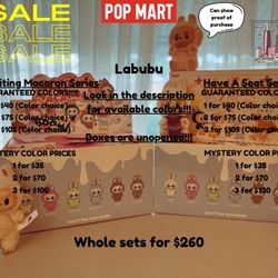 Labubu (Exciting Macaron and Have A Seat)