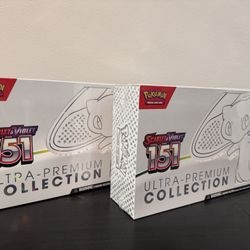 2x Pokemon 151 Ultra Premium Collection - Sealed New