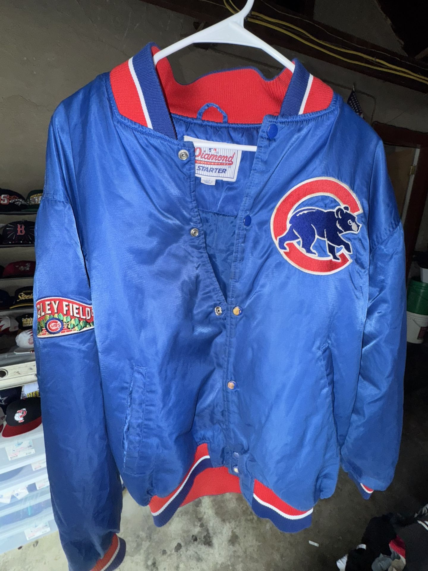Vintage Starter Chicago Cubs Bomber Jacket
