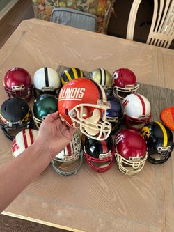 Vintage Football Helmets Collection Big Ten - Total 15 teams! OBO