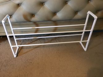 Closet White Shoe Rack