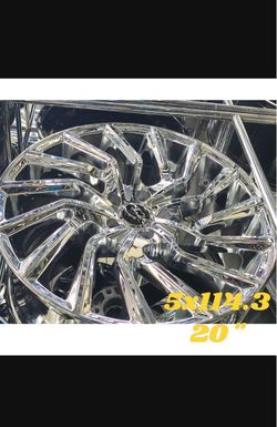 20" Wheels | Bolt Pattern: 5x114.3 (5x4.5) ​Give your daily driver, muscle car, or crossover a massive upgrade! Popular 20-inch wheels in the super ve