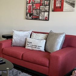 Complete Living Room Set And Dinning Table With 4 Chairs 