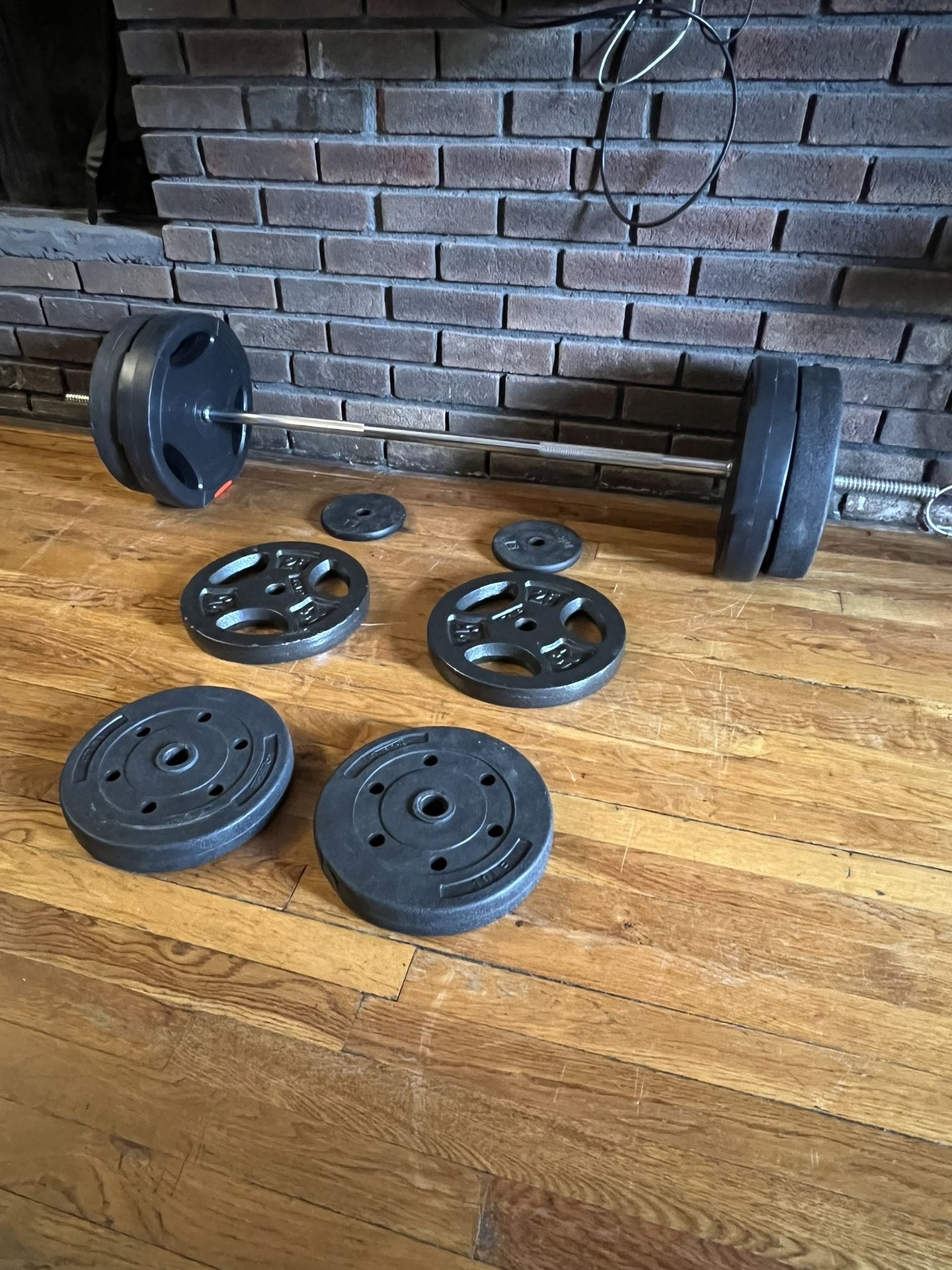 Barebell With Weights