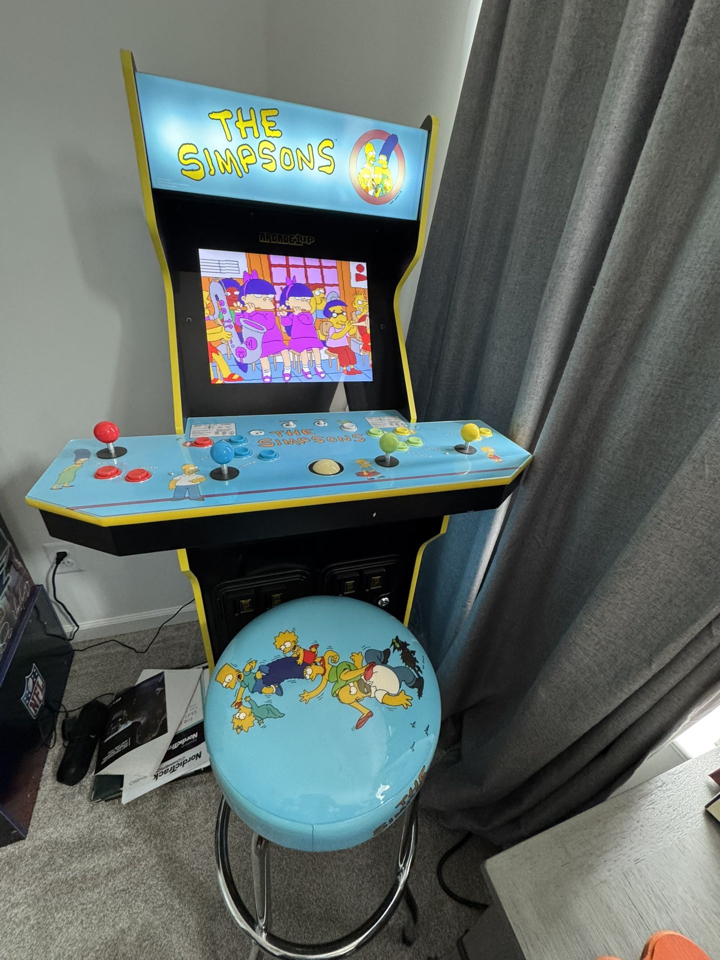 Simpsons arcade 1up With Bonus Machine For Modding