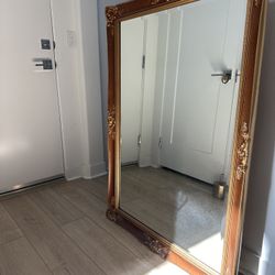Ornate Parisians Antique Style Large Mirror 