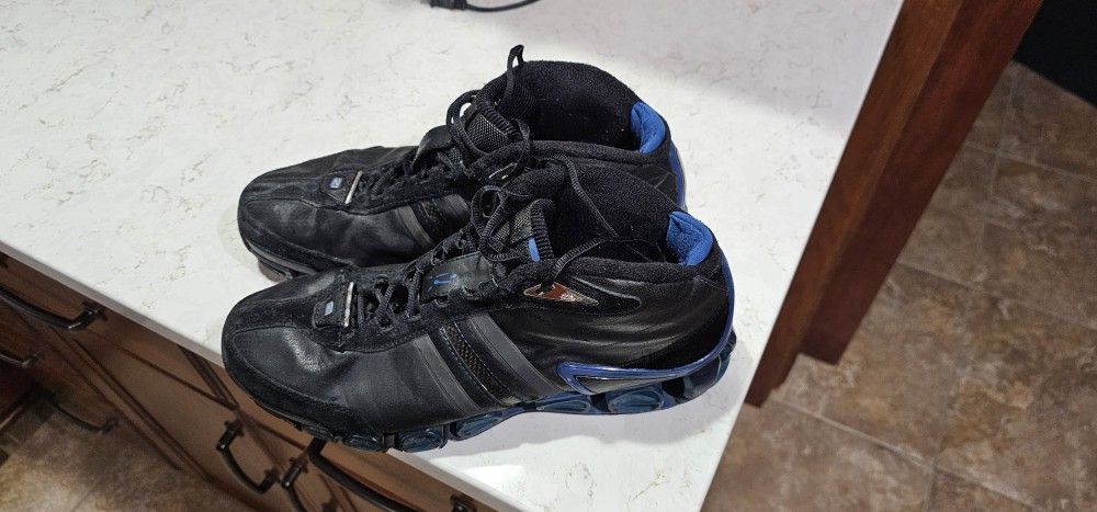 Vintage Adidas 21 Kevin Garnett 3 2Malik Black Basketball Shoes Size 11 - 2005