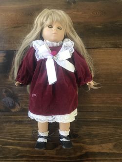 Gotz Doll 16” similar to American Girl doll. Rare.