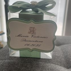 Quinceñera/ wedding  favor boxes 