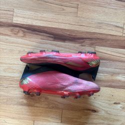 Adidas X Speedflow Laceless Soccer Cleats – Red/Gold
