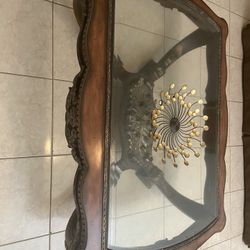 Antique table from El Dorado furniture store
