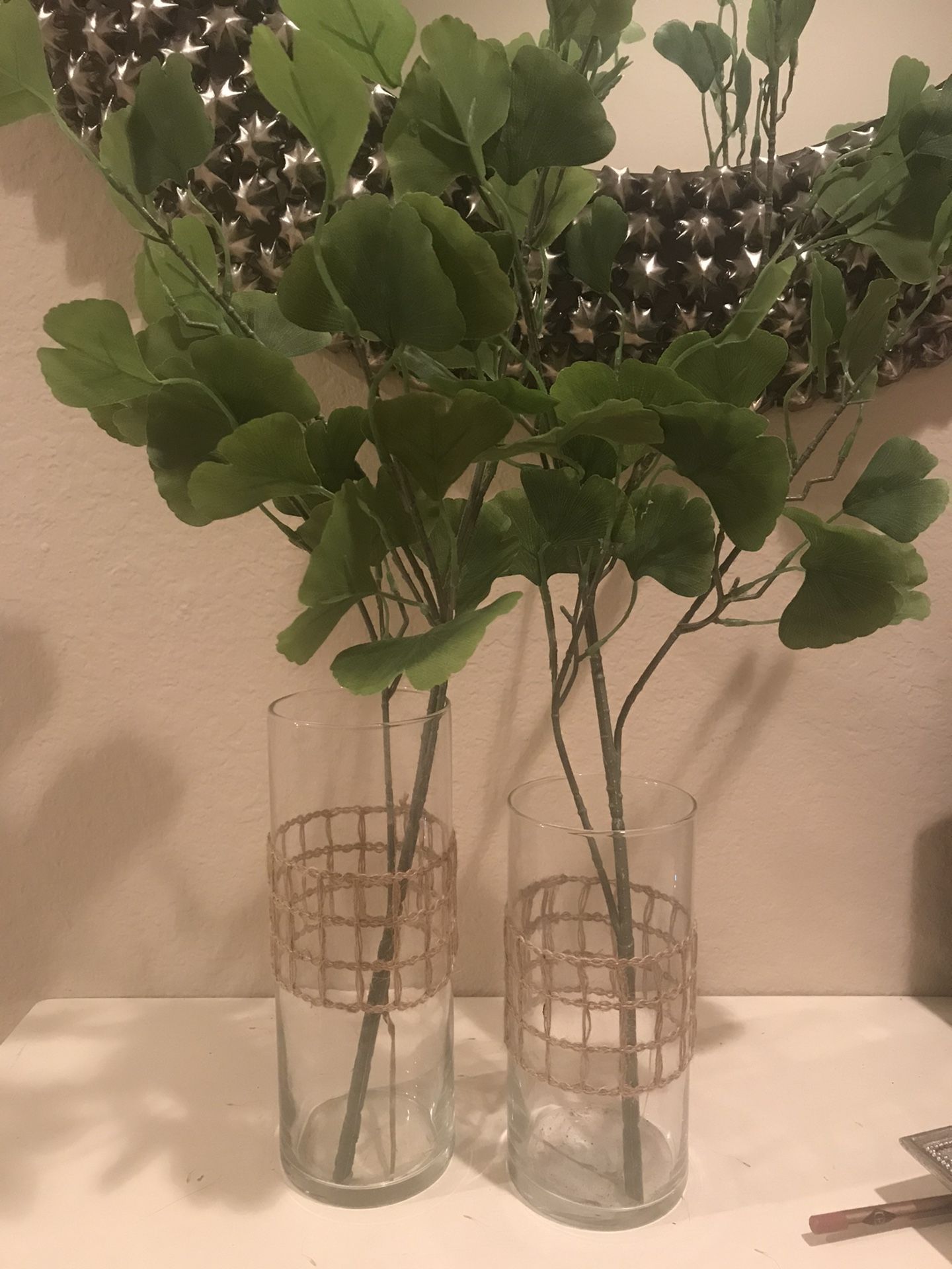 Tall and short vases