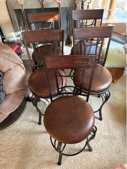 5 Counter Chairs