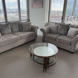 Living Room Sofa And Loveseat 