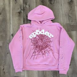 Sp5der Pink OG Hoodie 