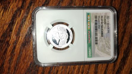 2011 silver Olympic quarter