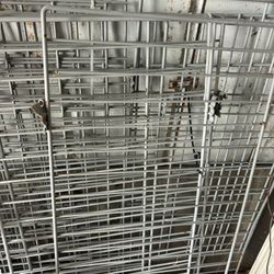Wire Deck For Wide Span Storage Racks, Used Also At Trellising For Gardens 