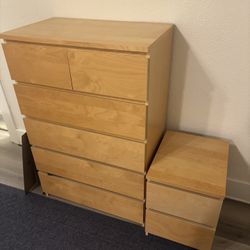 Dresser And Nightstand - IKEA