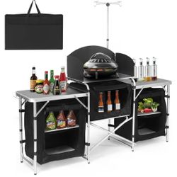 Portable Camping Kitchen Table BIG MOVING SALE