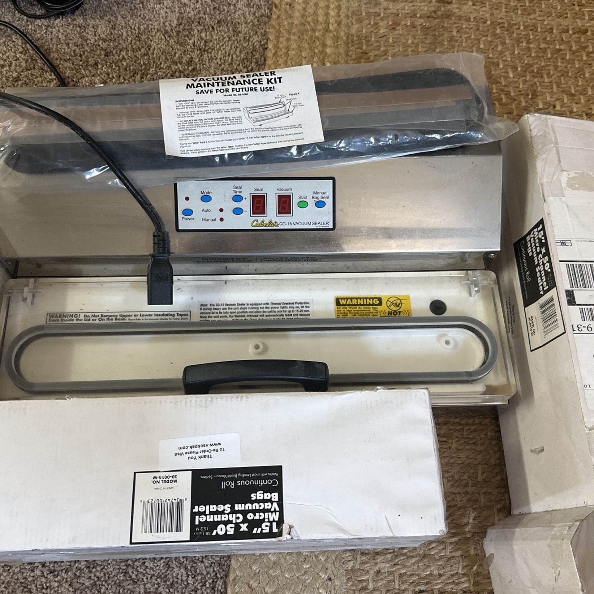 Cabelas CH15 Vacuum Sealer for Sale in Ruston, WA OfferUp