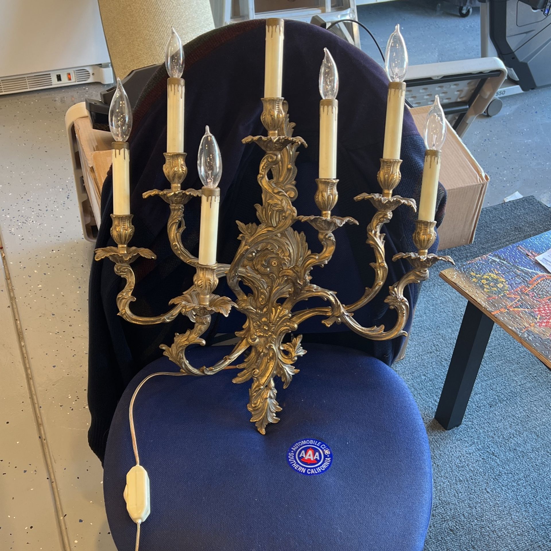 Wall Mounted Bronze Light Fixture