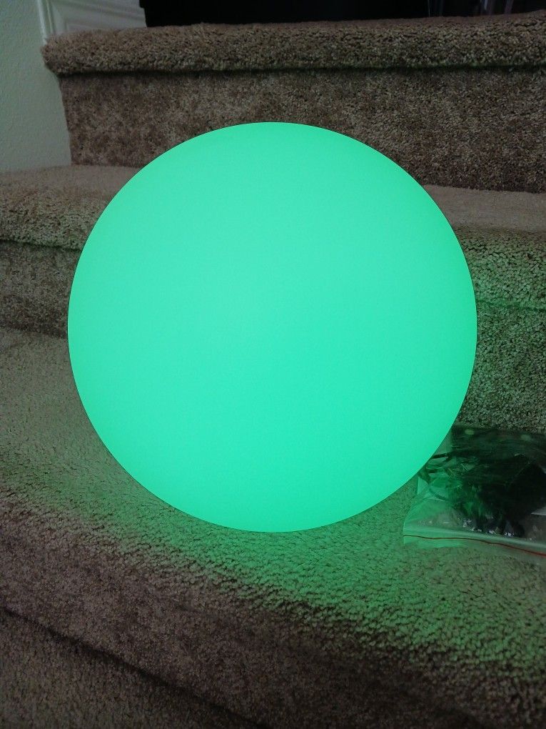 LOFTEK LED Dimmable Light Ball: 12-inch Waterproof Floating Pool Lights with Remote, 16 Colors & 4 Modes Sphere Night Light Cordless & Fast Chargeable