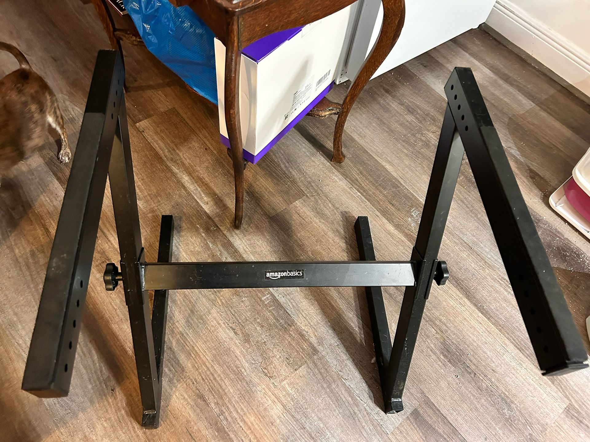 Amazon Basics Fixed Height Heavy Duty Keyboard and Piano Z-Shape Style Stand, Black