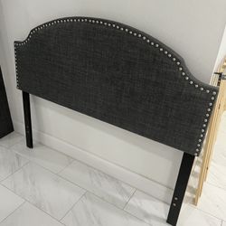 **Fabric Bed Frame with Drawers**