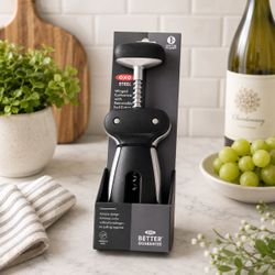 OXO Steel Winged Corkscrew with Removable Foil Cutter | New & In Original Packaging