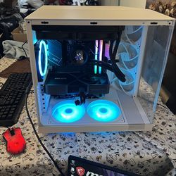 Gaming PC With RTX 4070 FE i9 12900KF 32GB DDR4 3600 MSI Pro WiFi Motherboard NZXT IO LCD