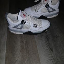 Jordan 4 White Cement Men 8.5