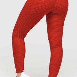 Red/Gray Butt lift yoga pants leggings, anti-celulitis