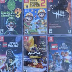 Nintendo Switch Games, Mario, Luigi, Star Wars, Lego, Etc